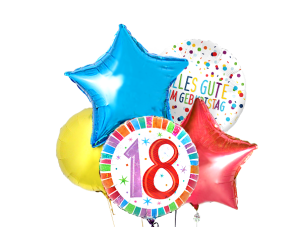 ballon bouquet 18 geburtstag new 