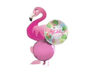 ballon bouquet flamingo 