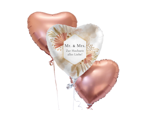 ballon bouquet hochzeit bohemian 