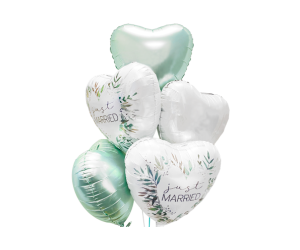 ballon bouquet just married zweige gross 