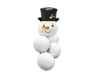 ballon bouquet schneemann 