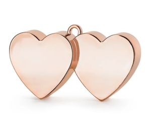 ballongewicht herz rosegold 
