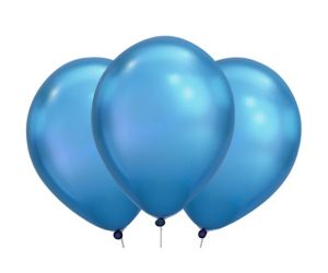 ballons blau chrome 1 
