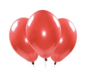 ballons dunkelrot 