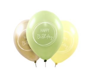 ballons happy birthday boho champagne 1 