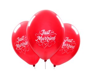 ballons justmarried rot 1 