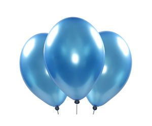 ballons metallic blau 1 