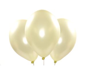 ballons metallic creme 1 