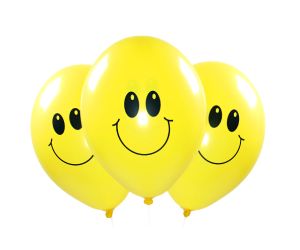 ballons smiley gelb 1 