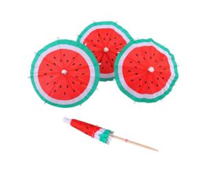cocktail schirmchen wassermelone 