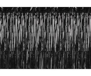 deko vorhang schwarz 1 