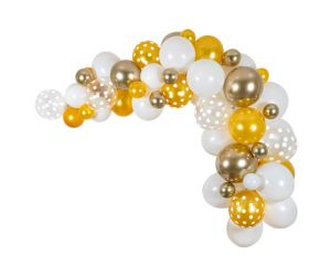 diy girlande gold belbal 2 