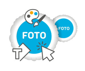 Fotoballon Rund 2-seitig