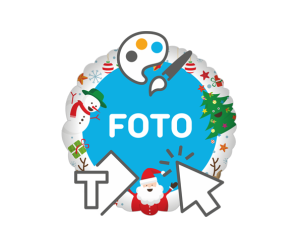 Fotoballon Weihnachten