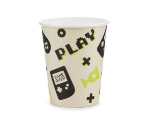 gamer becher gruen schwarz 