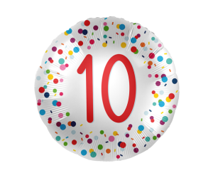 geschenkballon 10 konfetti 