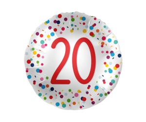 geschenkballon 20 konfetti 