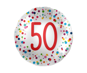 geschenkballon 50 konfetti 