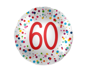 geschenkballon 60 konfetti 