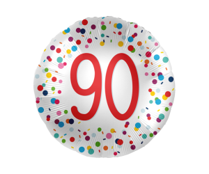 geschenkballon 90 konfetti 