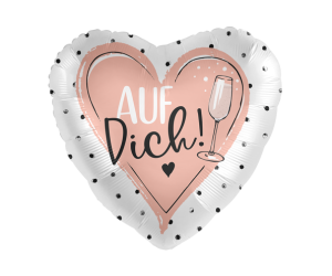 geschenkballon auf dich herz 