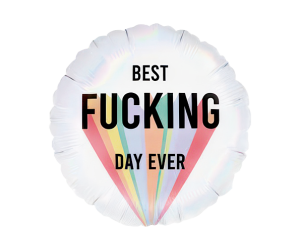 geschenkballon best fck day 
