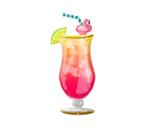 geschenkballon cocktail 