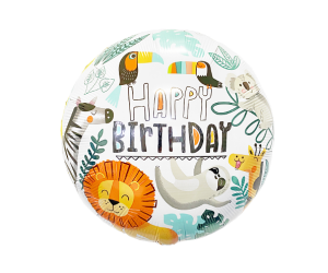 geschenkballon dschungel 