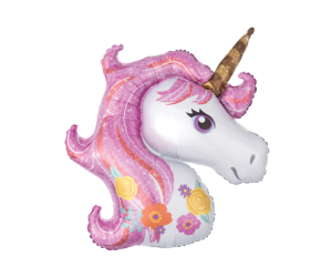 geschenkballon einhorn pink 