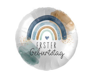 geschenkballon erster geburtstag blau 