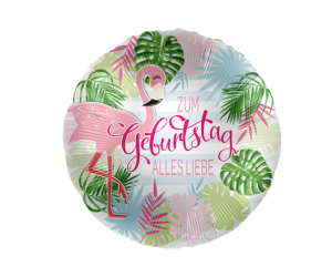 geschenkballon flamingo geburtstag 