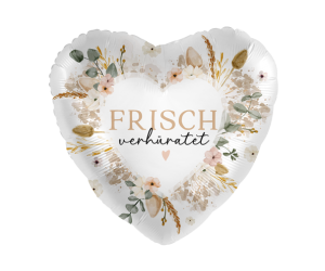 geschenkballon frisch verhueratet 