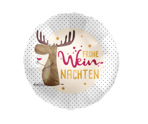 geschenkballon frohe wein nachten 