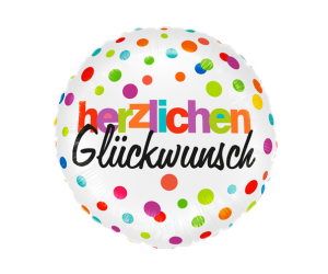 geschenkballon gl  ckwunsch farbig 