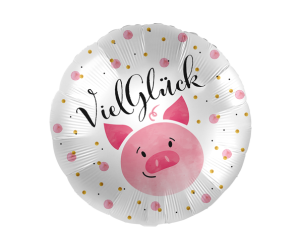 geschenkballon gluecks schwein 