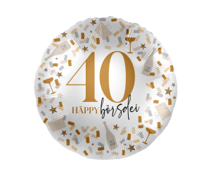 geschenkballon haeppy boersdei 40 
