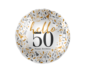 geschenkballon hello50 birthday 