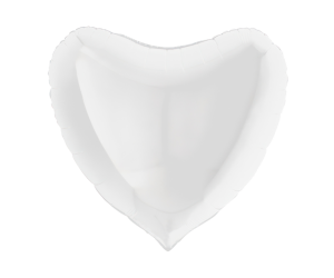 geschenkballon herzballon weiss jumbo 