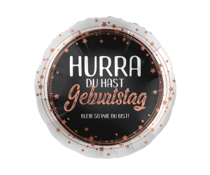 geschenkballon hurra geburtstag 2025 