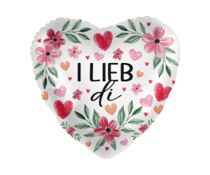 geschenkballon i lieb die herz 