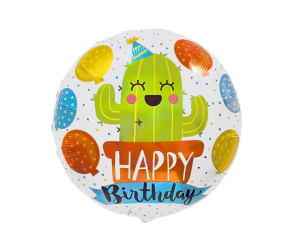 geschenkballon kaktus 