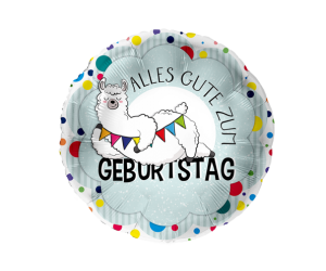 geschenkballon lama geburtstag 