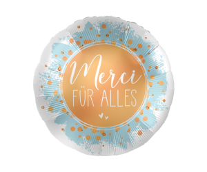 geschenkballon merci fur alles 