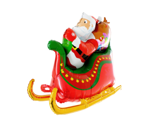 geschenkballon nikolaus 3d 