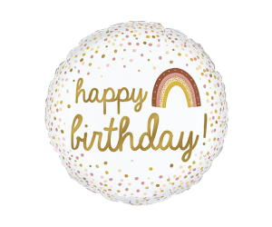 geschenkballon rainbow birthday 
