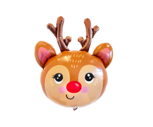 geschenkballon rudolf red nose 1 