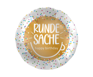 geschenkballon runde sache birthday 
