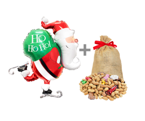 geschenkballon samichlaus schlittschuhe set 