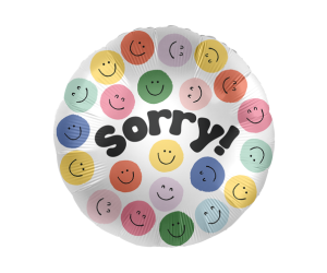 geschenkballon sorry 