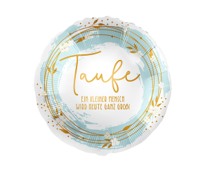 geschenkballon taufe 